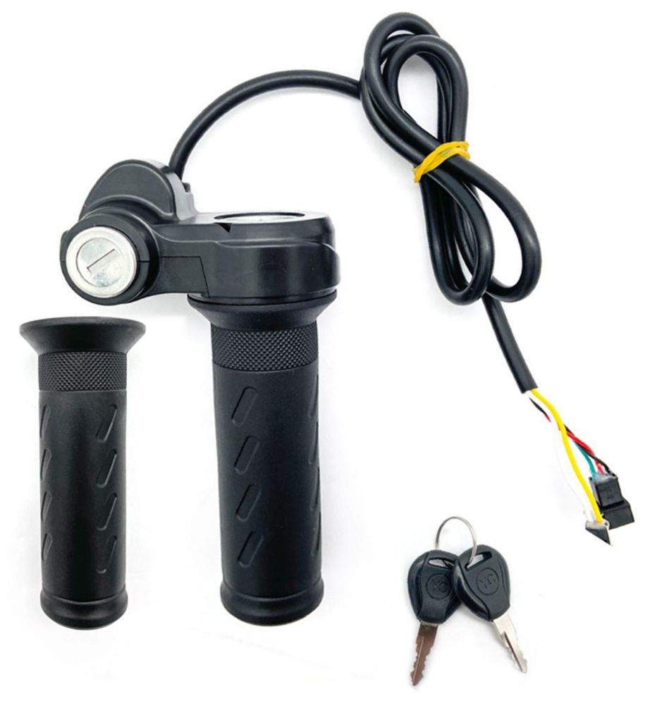 Scooter-Drehgriff mit elektrischer Verriegelung, wasserdicht, Geschwindigkeitsregelung, Voll-Drehgriff Typ 108 mit Verriegelung, links/rechts