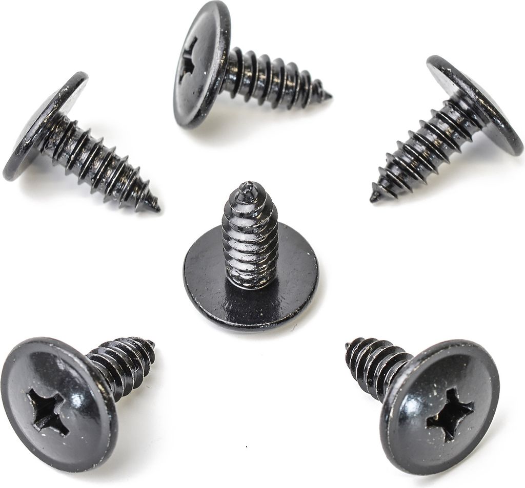 10x Universal M6 Bund Kombi Kreuzschlitz Schraube