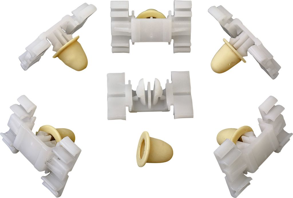 5x Zierleiste Befestigungs Klammer Clip mit Tülle für BMW 3er E36 | 51131960054