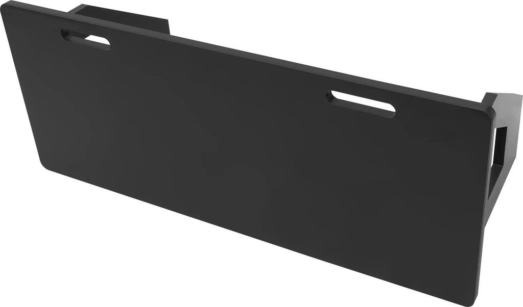 Fußball Rebounder - Klappbare Prallwand - Pass- & Schuss-Training - Innen/Außen - Tragbar - HDPE & Eisen - 100×40×40 cm - Schwarz