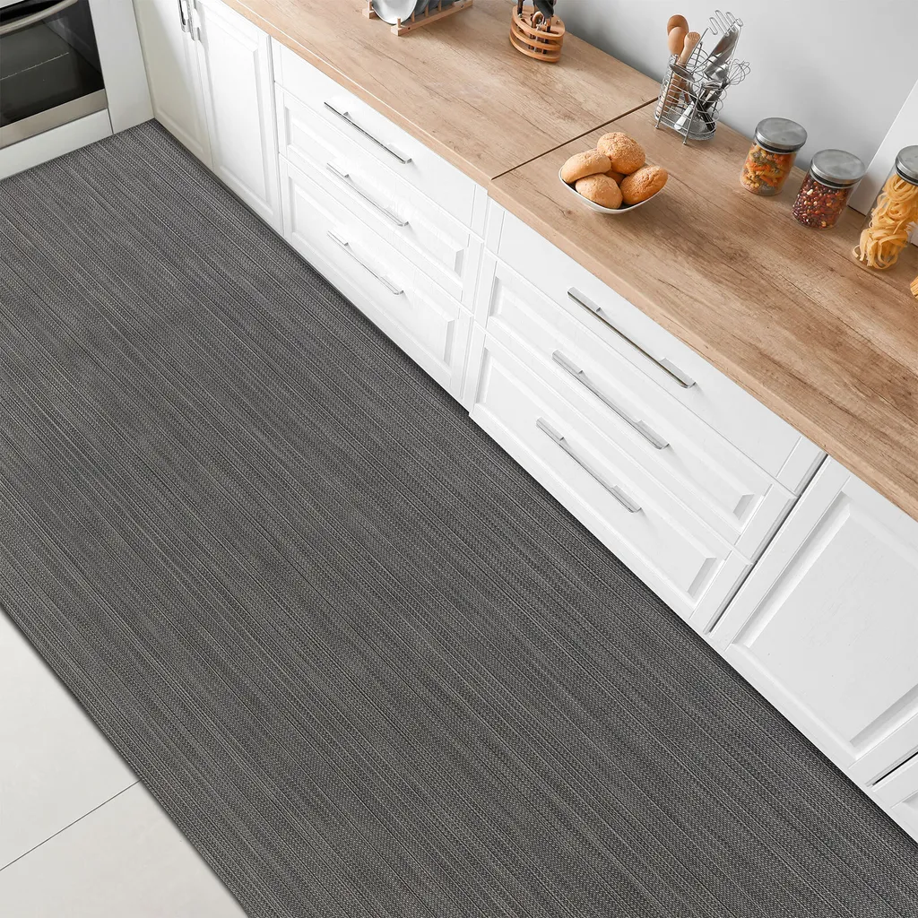 Tapis de cuisine antidérapant Genua 90x300 cm - Vinyle robuste lavable