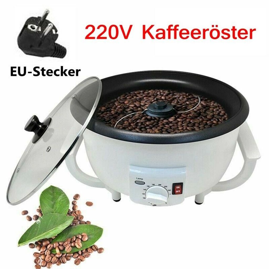 1200W 800g Elektrische Kaffeeröster Röstmaschine Bohnenröster Coffee Roaster220V 