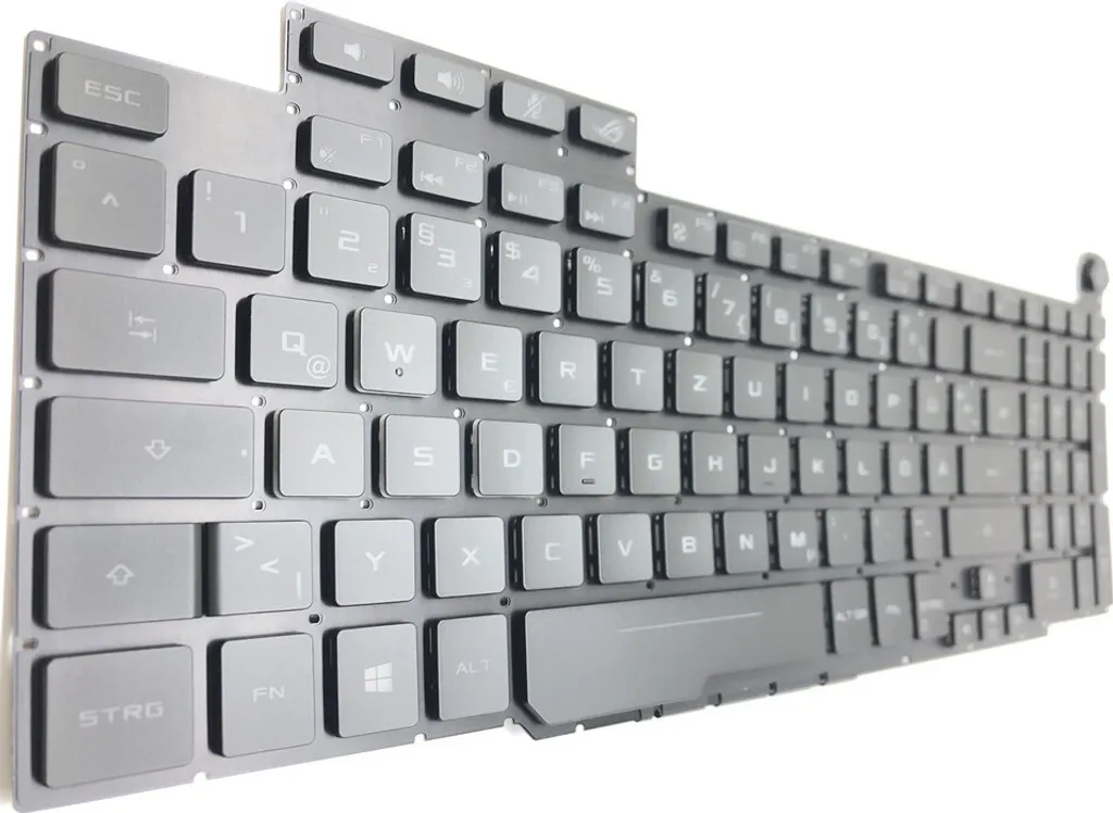 Clavier AZERTY de rechange pour réparer un Asus ROG Zephyrus M noir