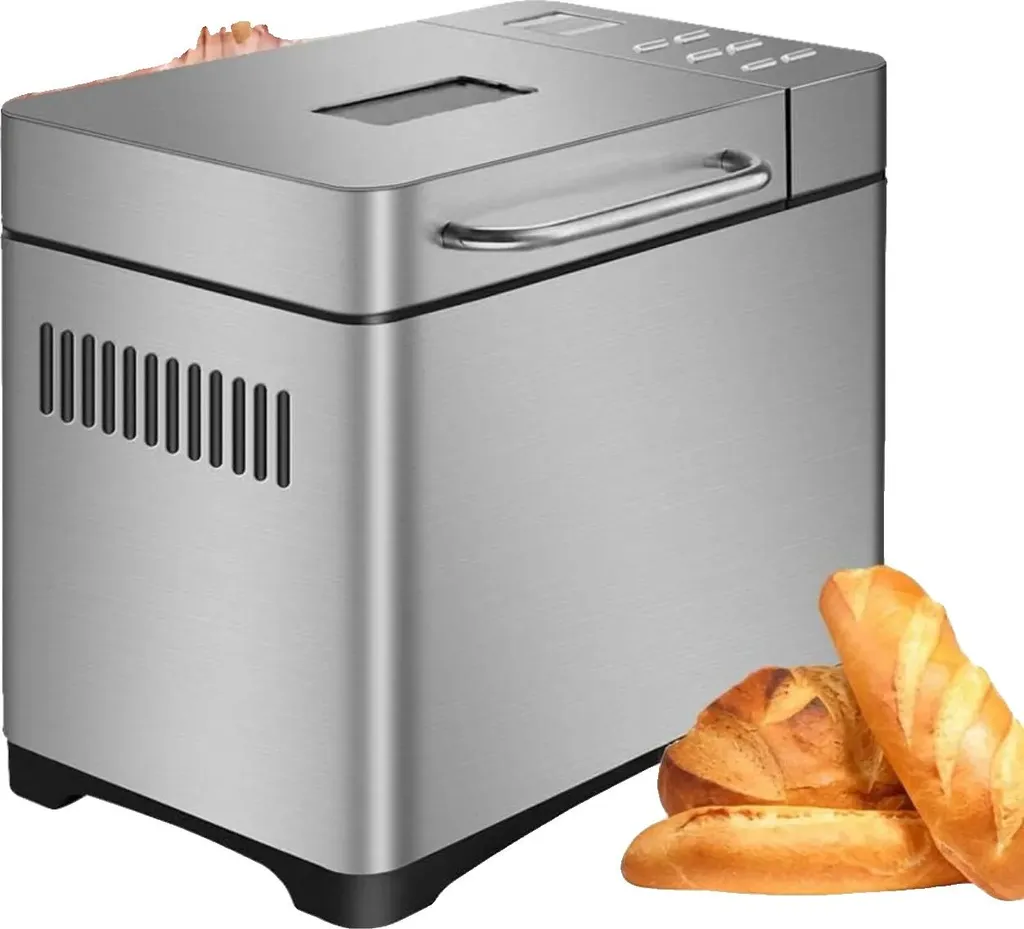Machine à pain tactile avec distributeur automatique et 19 réglages