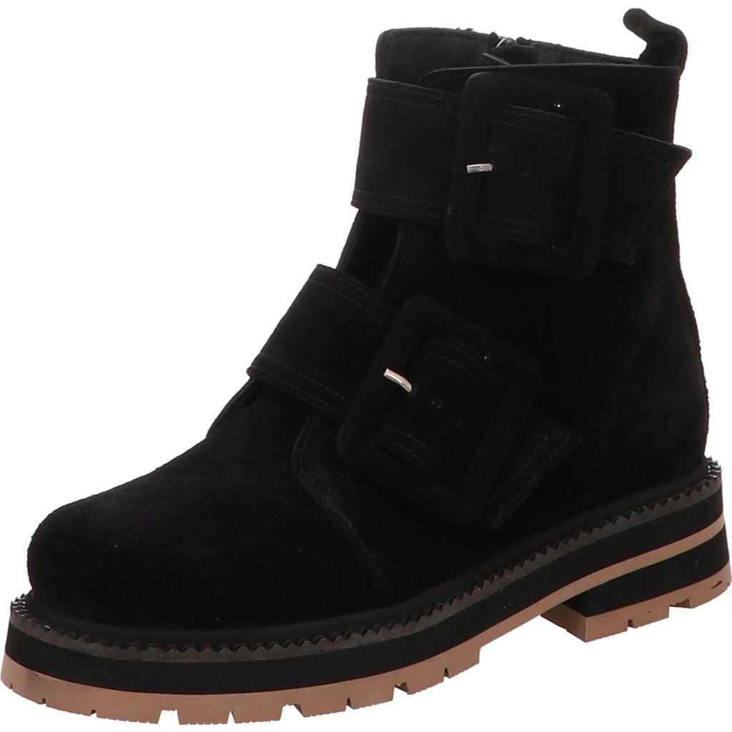 Manitu Schnür-,Zug-u.Schnallenstiefel in schwarz, Gr. 39 Produktbild 