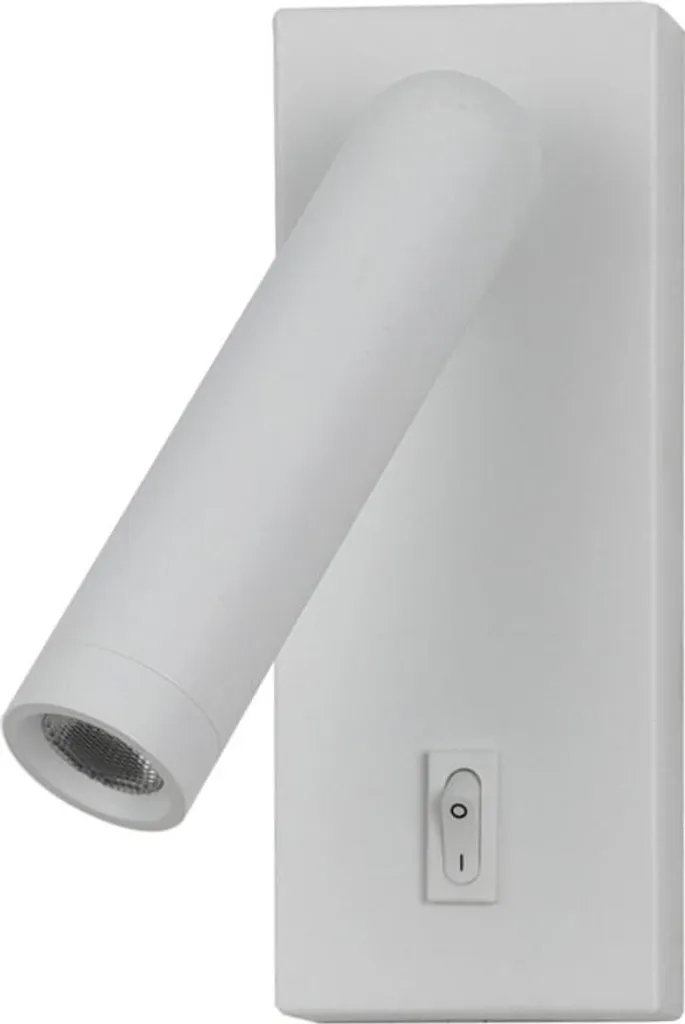 Lampada da Comodino a Parete Italux NOVA Bianca LED 2,5W Lettura