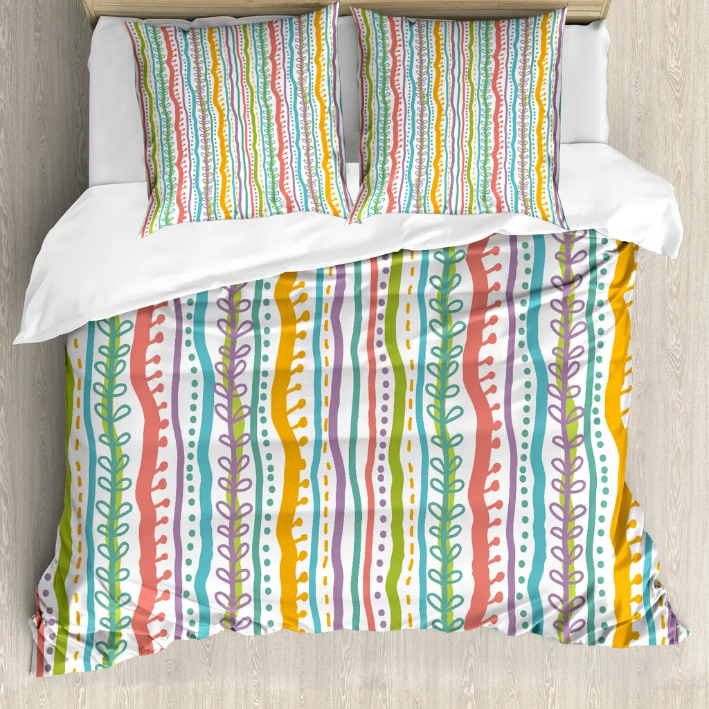 ABAKUHAUS Set Copripiumino 155x220 - Design Spirale Antiacaro