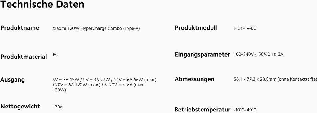 Original Xiaomi 120W HYPERCHARGE TURBOCHARGE BHR9462EU Produktbild 3