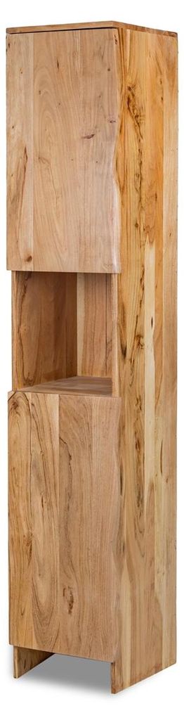 Badhochschrank 40x190cm 'Wing' Akazie massiv honig