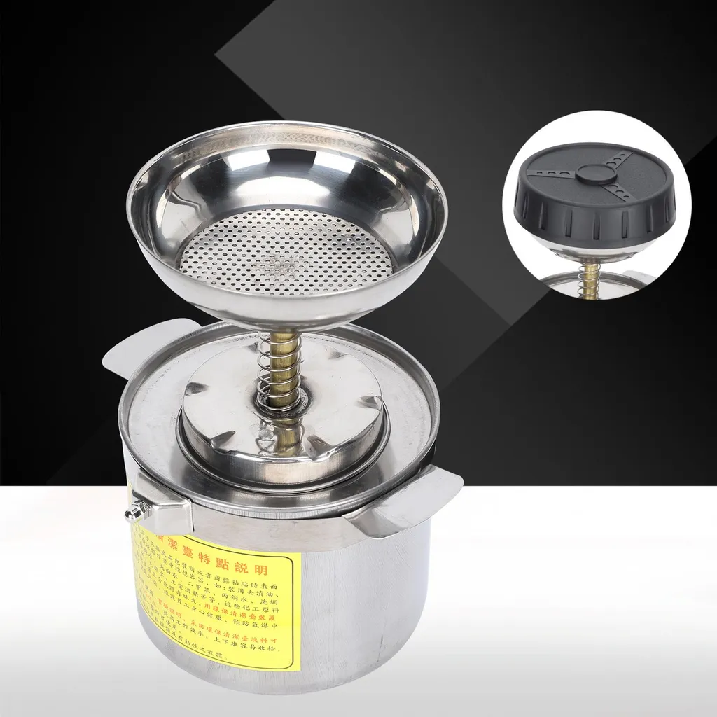 Pompe à alcool en acier inoxydable robuste 1,2 L pour usage intensif - 3