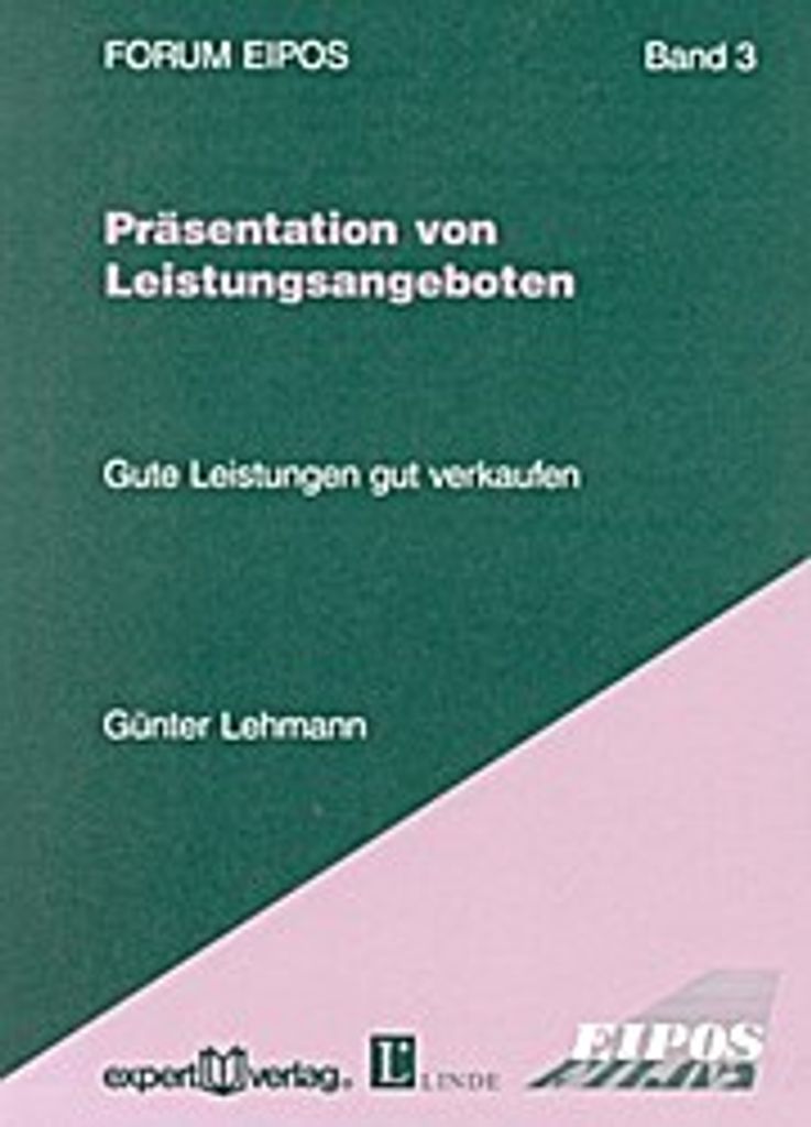 Präsentation von Leistungsangeboten