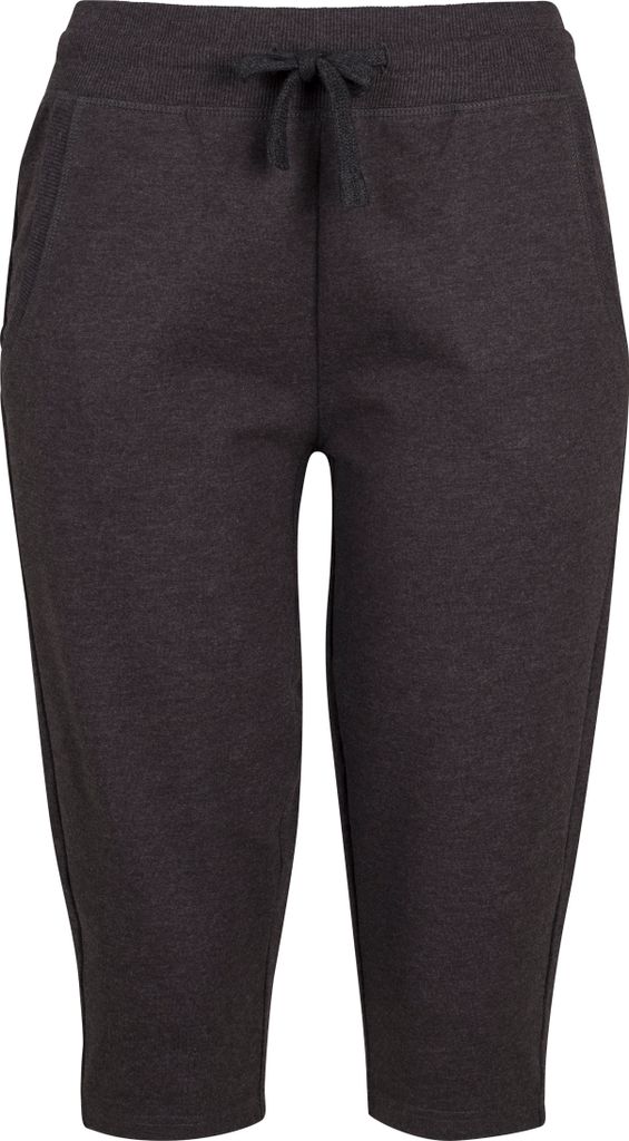 Build Your Brand Ladies` Terry 3/4 Jogging Pants