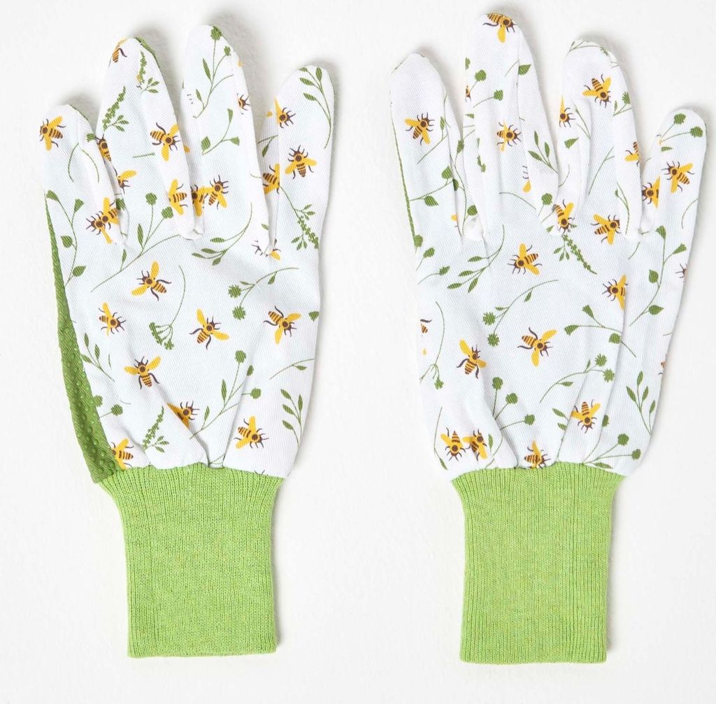 HOMESCAPES Grünweiße GartenHandschuhe mit Kaufland.de