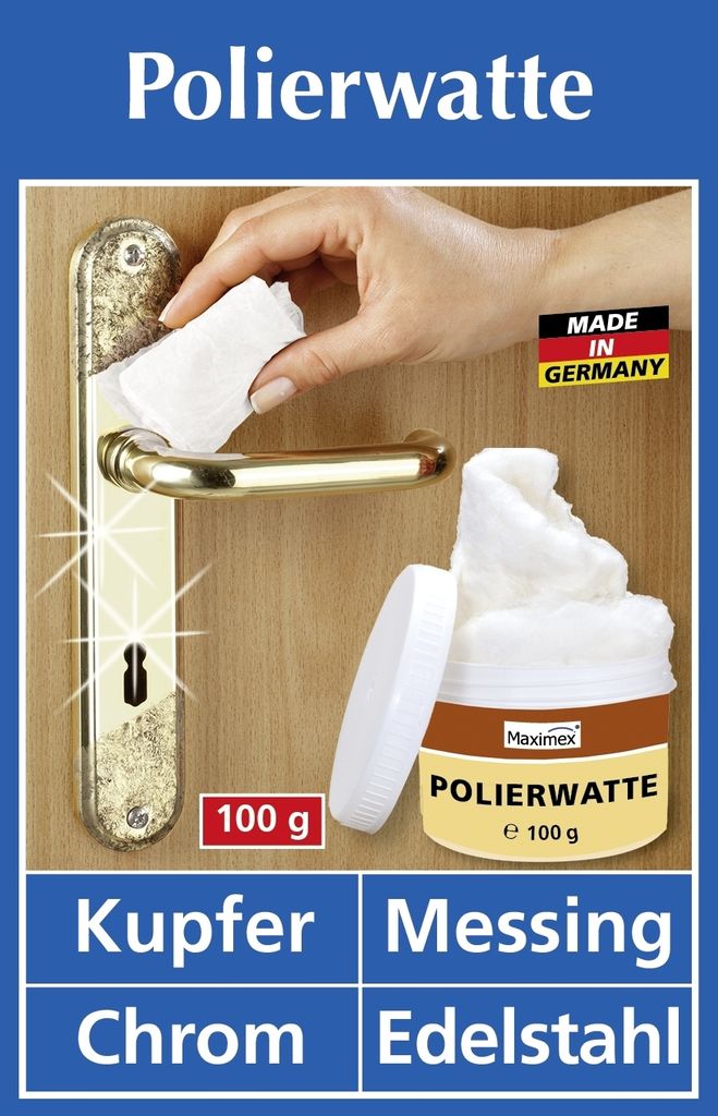 Polierwatte 100 g Produktbild 