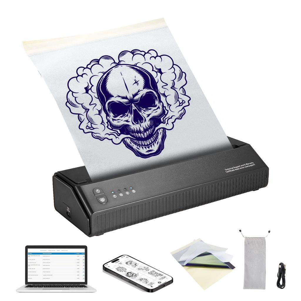 VEVOR Tattoo Transfer Stencil Printer, bezdrôtová tlačiareň Obrázok produktu 