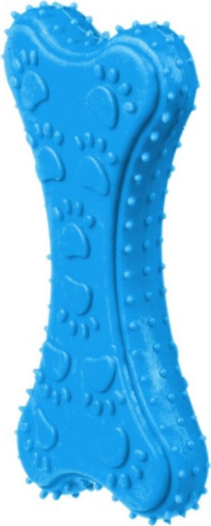 Welpe Würfel Gummi kauen Barry King 10cm blau
