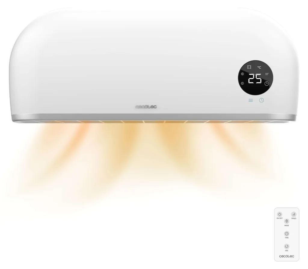Chauffage d'Appoint Mural Salle de Bain et Salon ReadyWarm 2000 Max