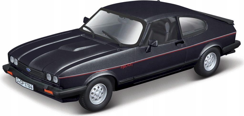 Bburago 18-21093 - Modellino auto - Ford Capri '82 (nero, Immagine del prodotto 