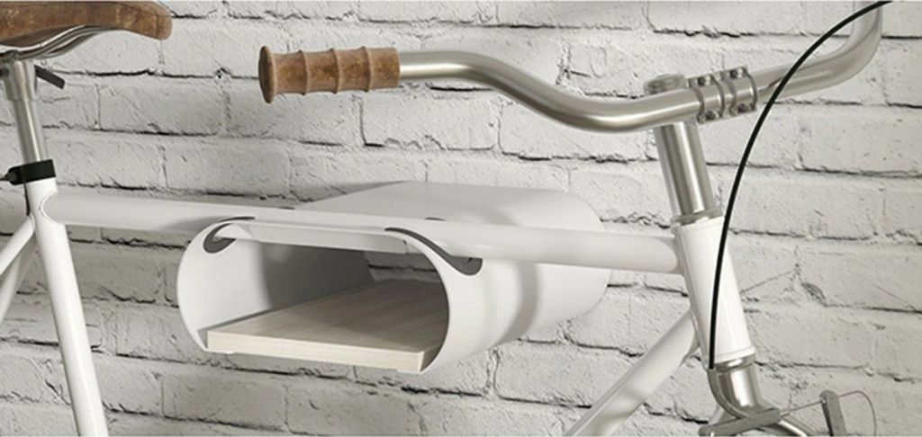 Maclean MC-449 Support mural pour vélo en acier charge max 30kg
