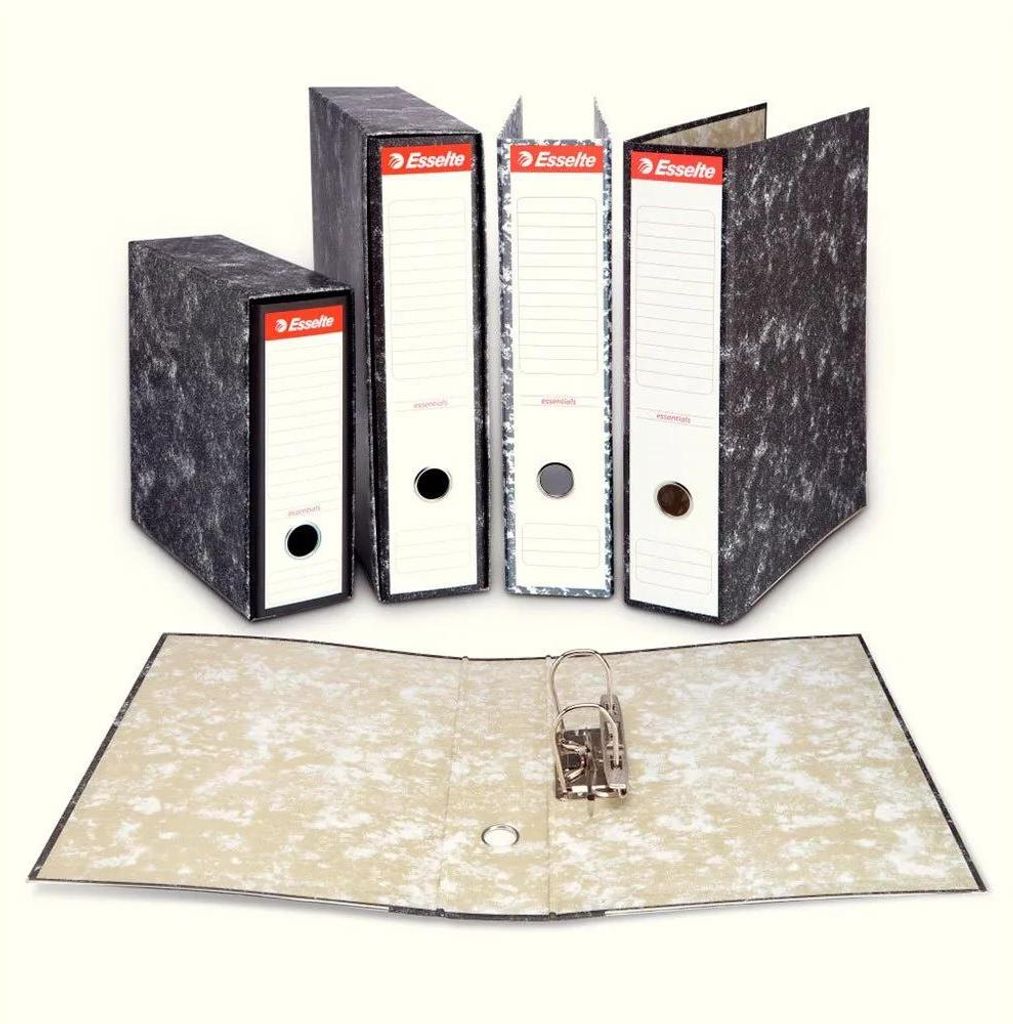 Esselte Paperboard 75 Mm Ringbuch Silber Kinder Silber One Size