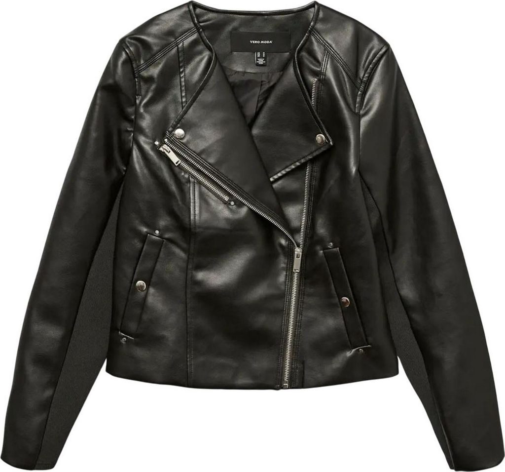 Vero Moda - "Riley" Jacke für Damen, Kunststoff GT8559 (34 DE) (Schwarz)