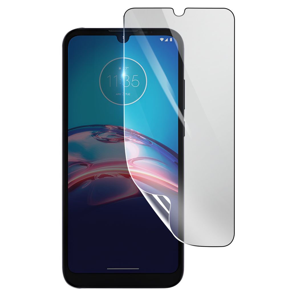 3mk, Stoß- und kratzfester Hydrogel Bildschirmschutz für Motorola Moto E6s, Transparent