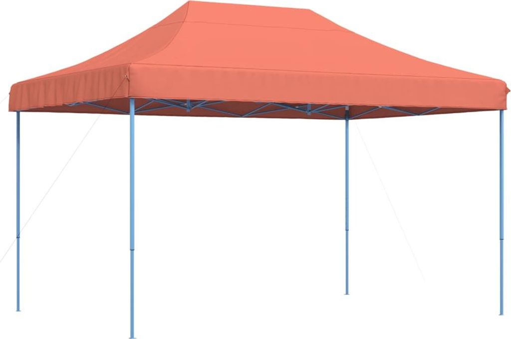 vidaXL Partyzelt Faltbar Pop-Up Terrakottarot 410x279x315 cm