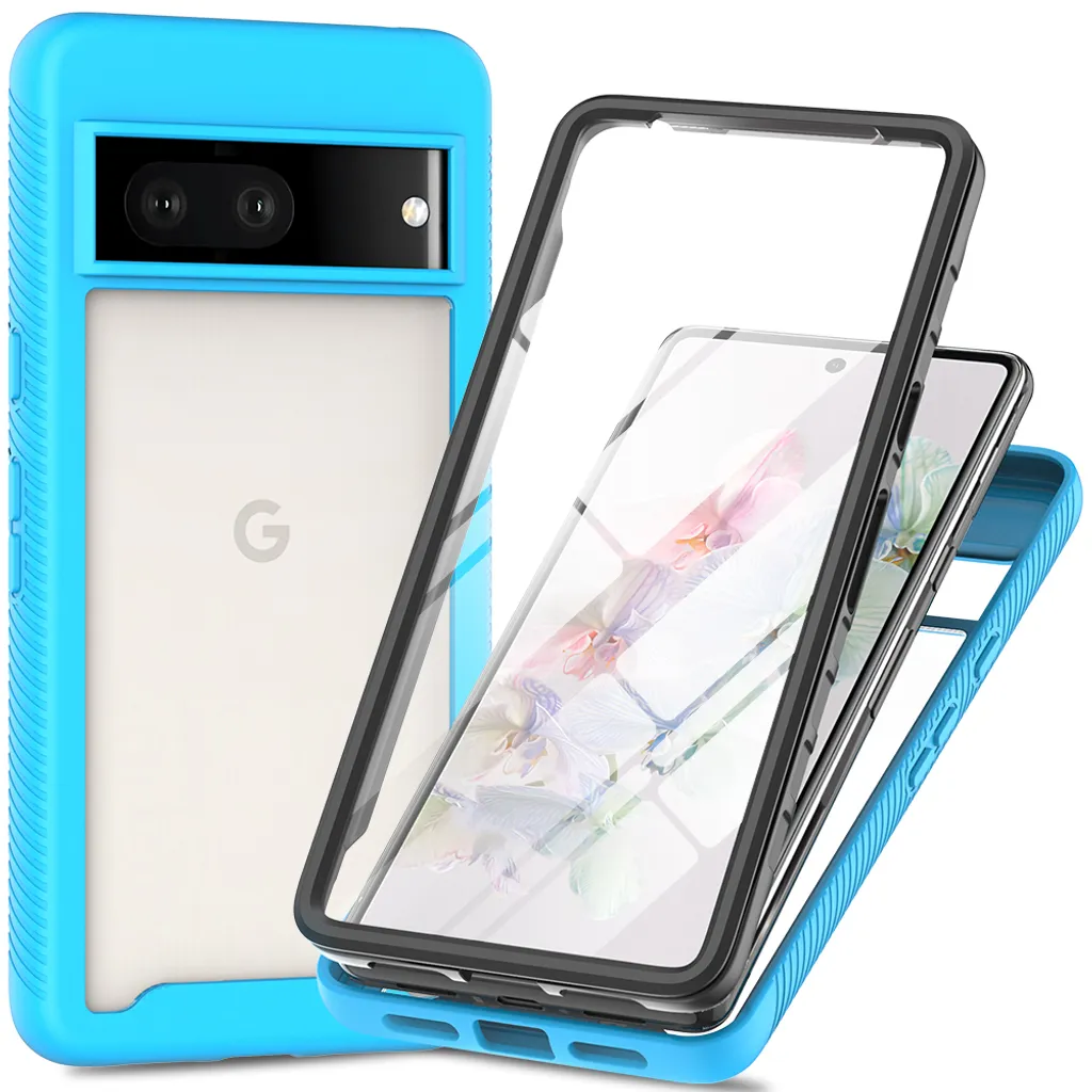 Cover Rugged Pixel 7 Pro Blu: Protezione Militare 360 Gradi