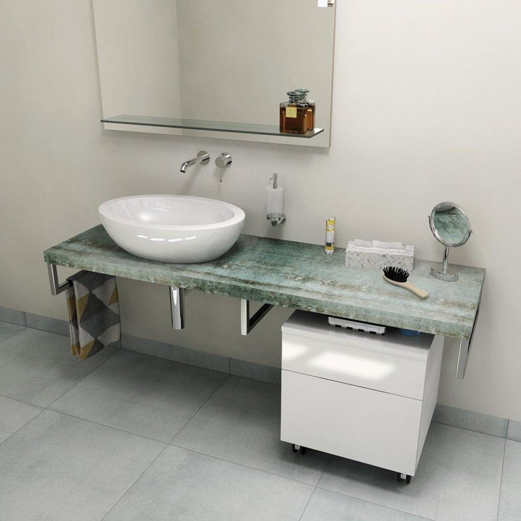 Sapho AVICE piano lavabo 120x50 cm, spessore 5 cm, Immagine del prodotto 