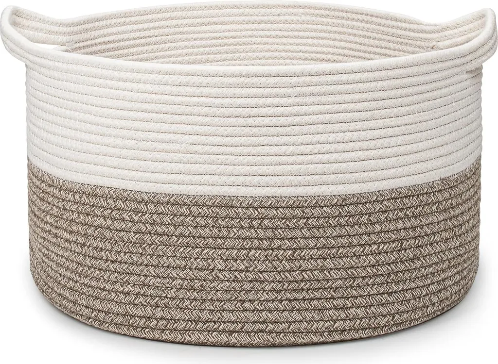 Panier à Linge Anti-Odeur 32L en Coton - Fini le Linge Sale qui Traîne