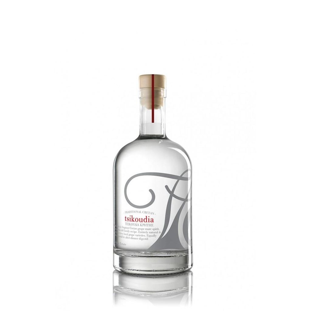 VASSILAKIS ESTATE 08813 RAKI 40% Tsikoudia 500ml - Produktbild 