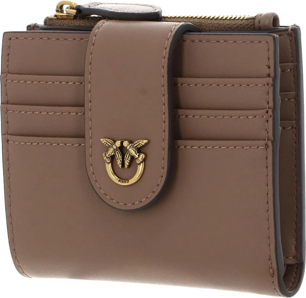 PINKO Multi Purpose Wallet Pelle Zenzero - Eleganza Minimalista
