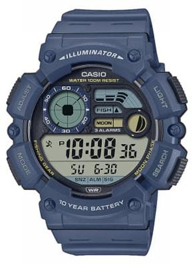 Uhr Casio Herren Blau Casio-WS-1500H-2AVEF