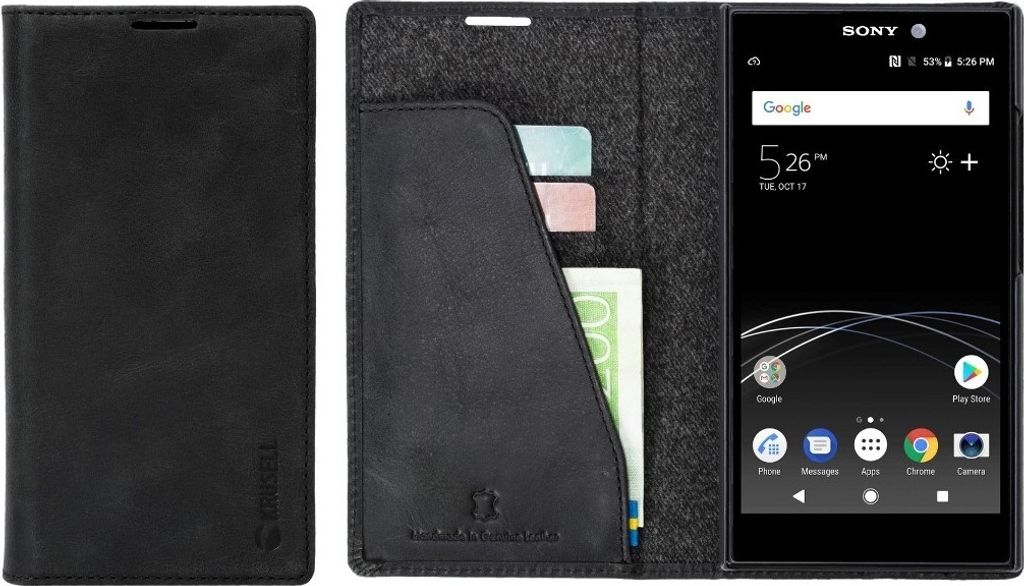 Sunne 2 Card Folio Wallet Black für Sony Xperia L2