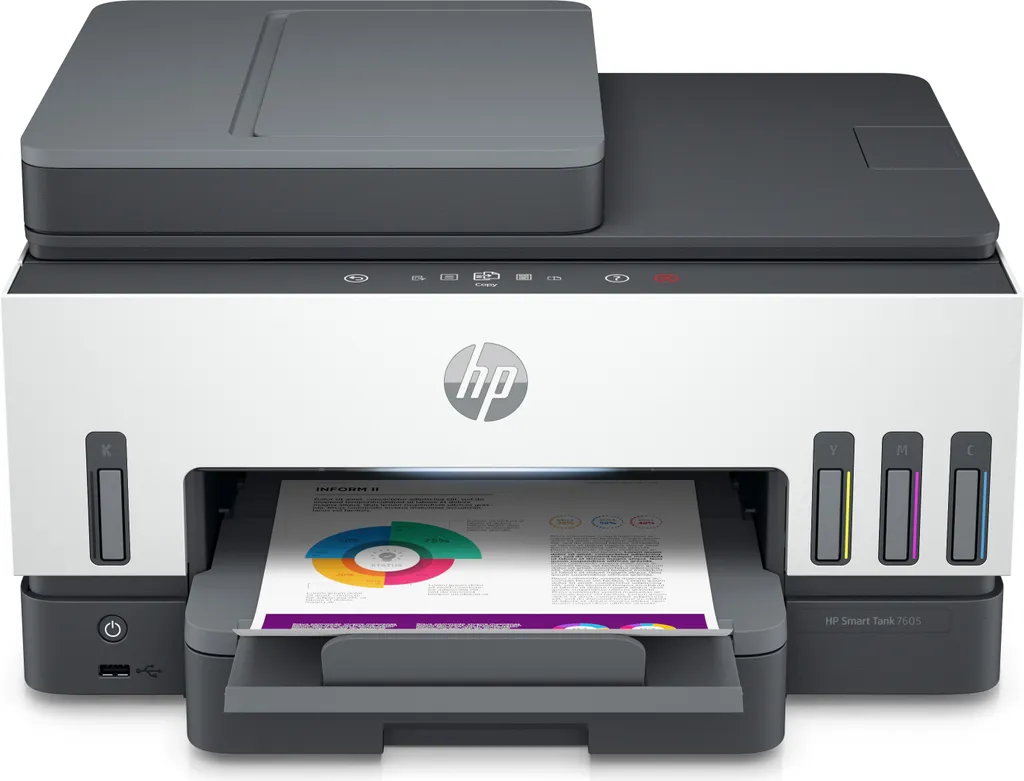 HP Smart Tank 7605 : Fini les cartouches avec cette imprimante WiFi