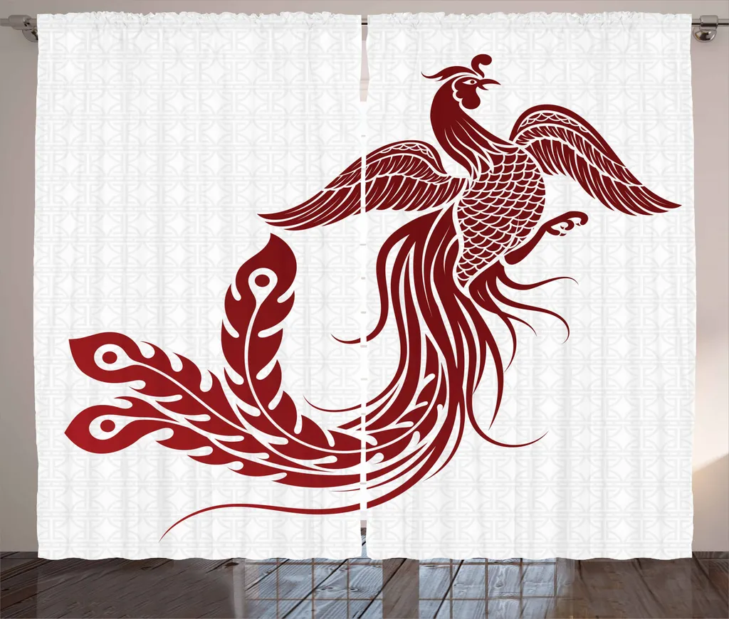 ABAKUHAUS Tenda Phoenix 280x245 cm: Stile Cinese Rustico con Ganci