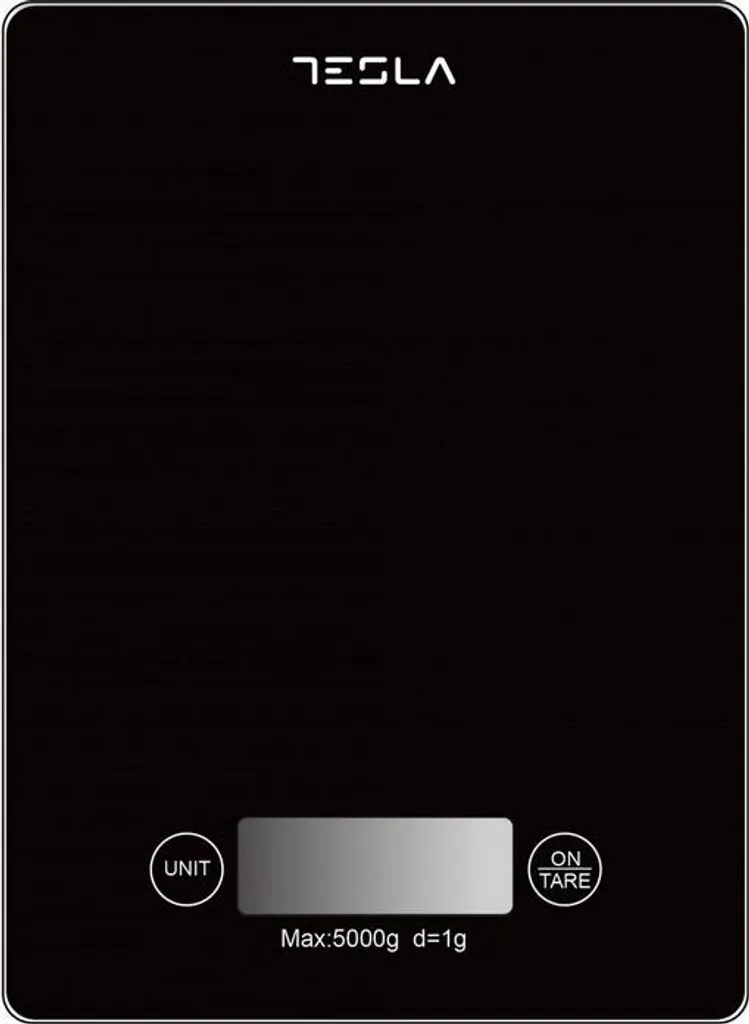 Balance de cuisine Tesla pour pâtisserie et pesée de précision 5kg noire