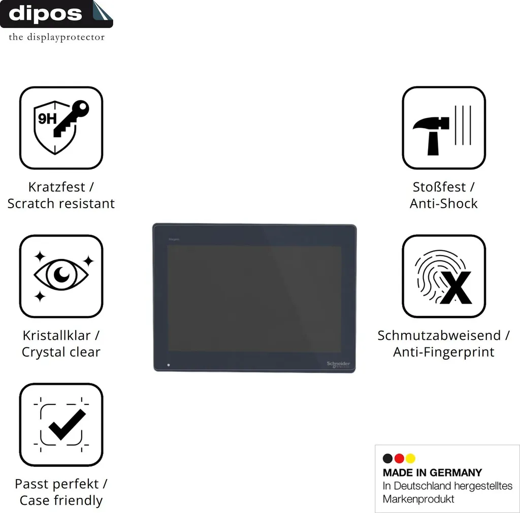 2 Films Protection pour Schneider HMIDT651 - Idéal Usage Industriel