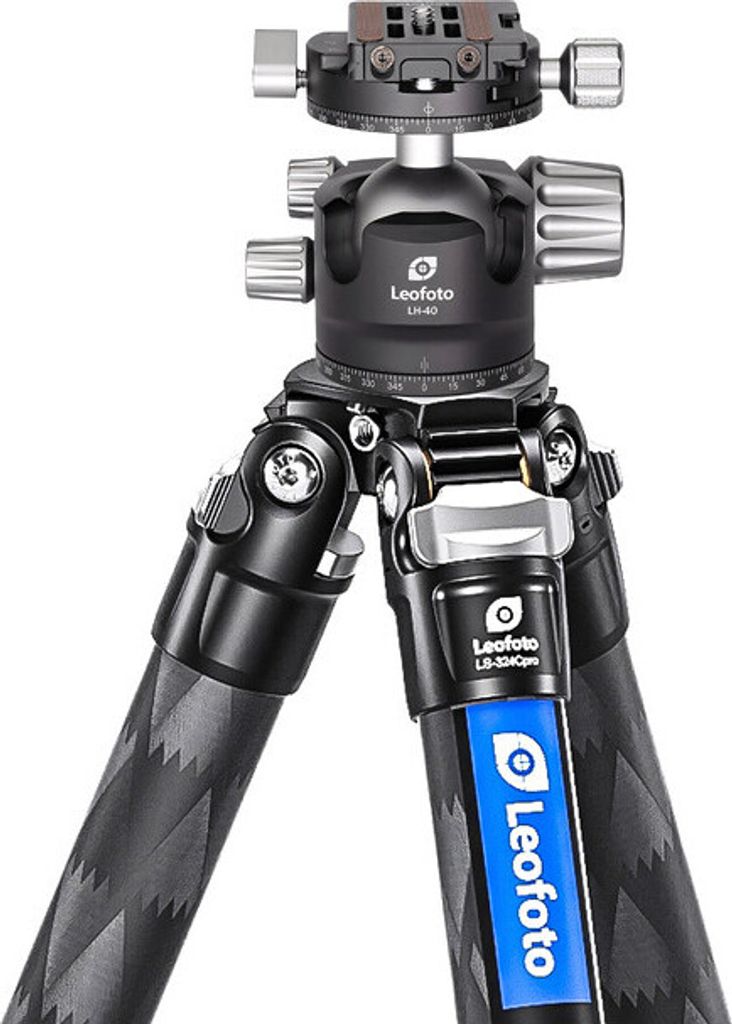 Leofoto Carbon-Dreibeinstativ LS-324C Ranger Pro + Ballhead LH-40R