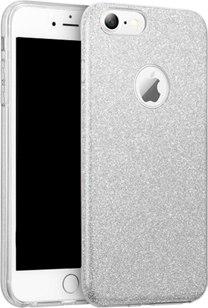 Glitzerhülle für Xiaomi Redmi 9A - Silber - Stylisch & Schützend KP16093