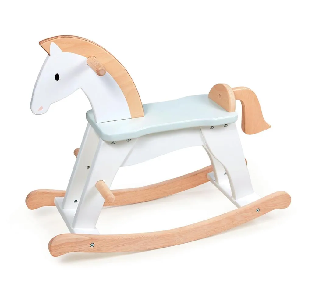 Cheval à bascule bois massif pour enfant - Tender Leaf jouet classique
