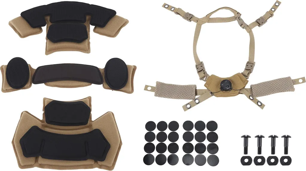 Système de Rétention pour Casque Airsoft et Tactique avec Cadran Réglable