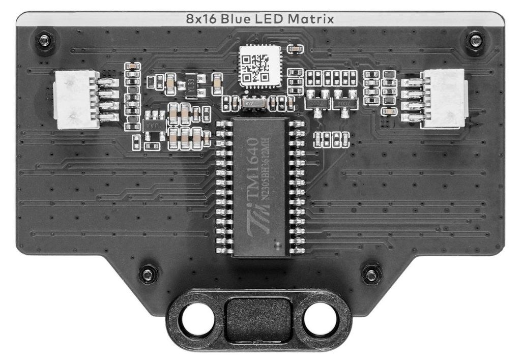 Makeblock mBuild LED-Matrix 8x16 blau, Text- und Produktbild 