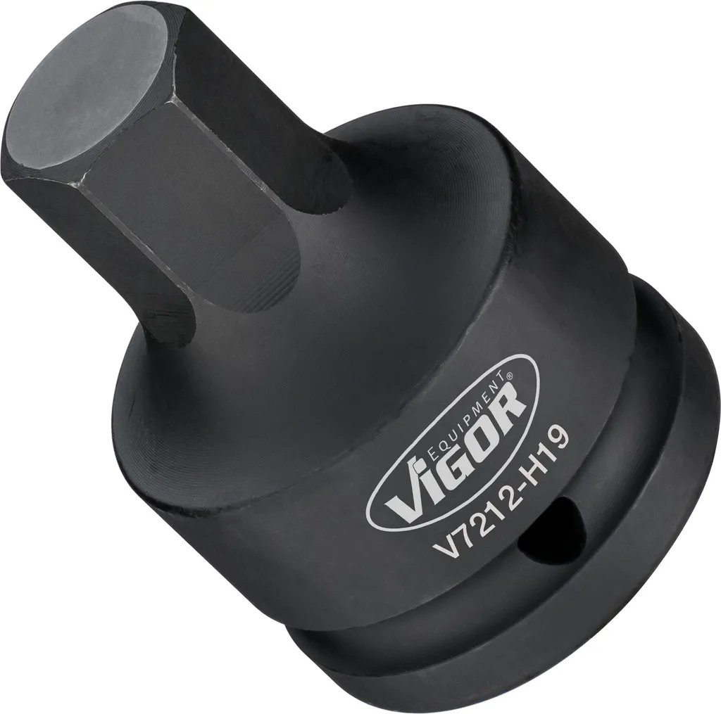 Punta per avvitatore a percussione ∙ V7212-H19 ∙ Cava quadrata da 3/4 di pollice (20 mm) ∙ Profilo esagonale interno ∙ SW 19 mm