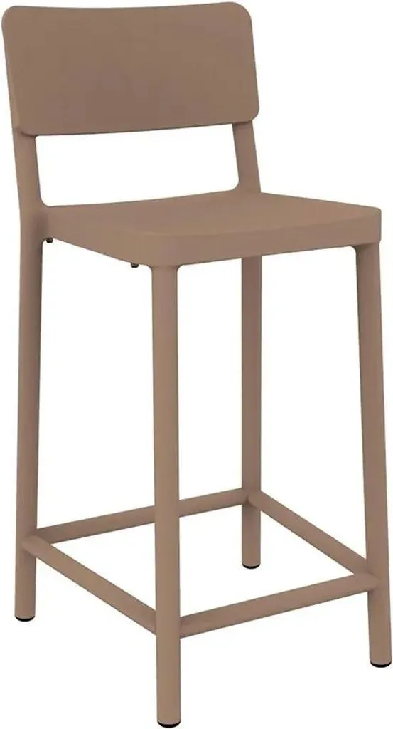 Tabouret Moyen Marron Resol Lisboa : Siège Stable et Inaltérable