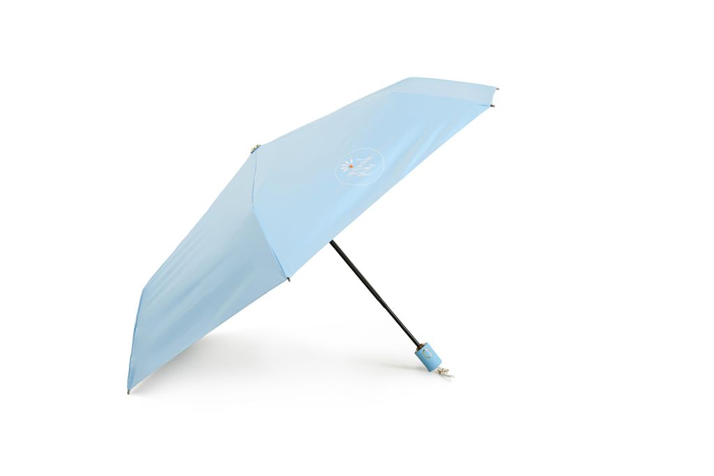 Mini-Faltschirm für Damen, Daisy, vollautomatisch, winddicht, blau, KRAGO