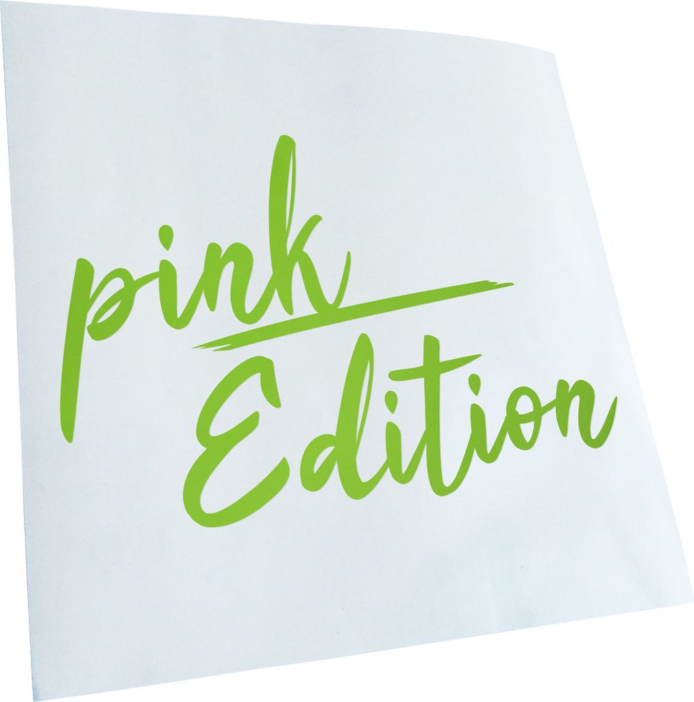 Kiwistar - Autoaufkleber - Pink Edition - Lindgrün - 40x27cm - Aufkleber für Auto, Laptop, Fahrrad, LKW, Motorrad mehrfarbig JDM Decal Racing