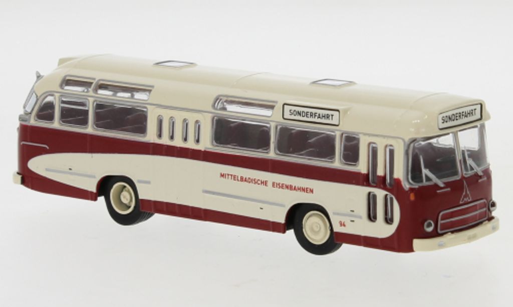Brekina 59521 - 1/87 Magirus Saturn II, Mittelbadische Eisenbahnen, 1960 - Neu