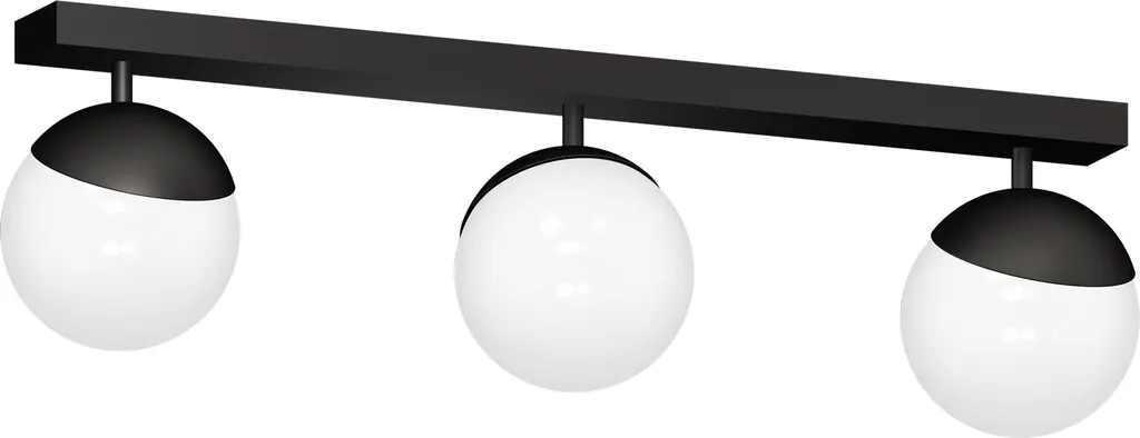 Sfera Black 3Xe14 Plafonnier Noir - Lampe de Plafond Design Moderne