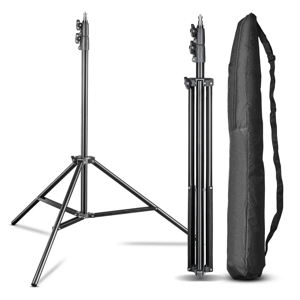Walimex pro FT-8051 Set 2 Stativi Illuminazione | 2.6m con Molla